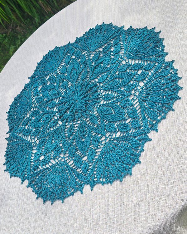 Dawn Of Hope - PDF crochet pattern for a beautiful textured mandala