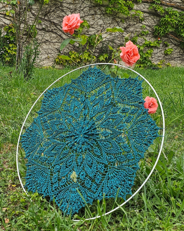 Dawn Of Hope - PDF crochet pattern for a beautiful textured mandala
