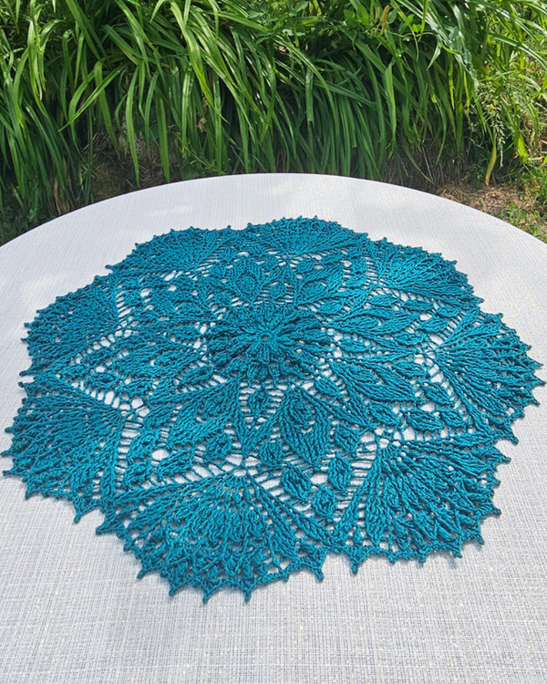 Dawn Of Hope - PDF crochet pattern for a beautiful textured mandala