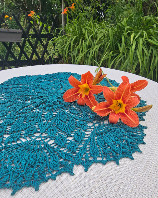 Dawn Of Hope - PDF crochet pattern for a beautiful textured mandala