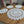 Vintage style table set of one white crochet doily and three coasters