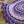 Gorgeous one-of-a-kind textured mandala centrepiece, large purple crochet doily 60cm